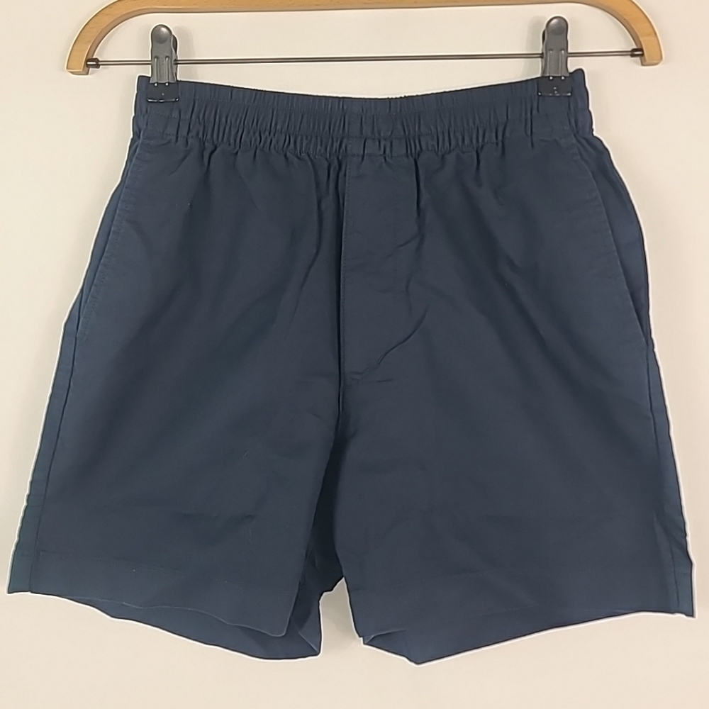 NWT Uniqlo Women's Linen Blend Easy Shorts 5" Size XS Navy Blue